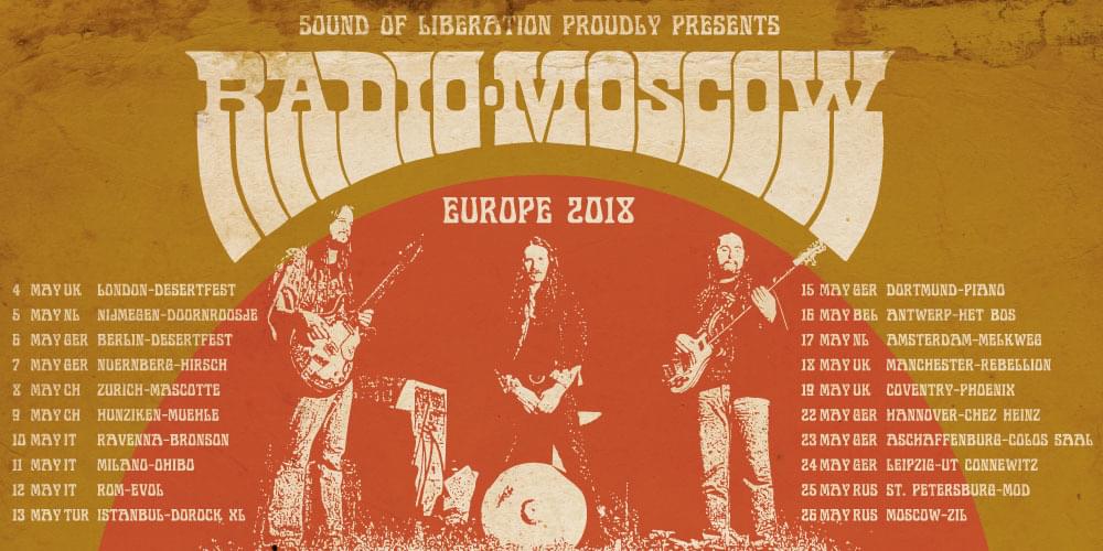 Tickets RADIO MOSCOW, SPRING TOUR 2018 in Hannover