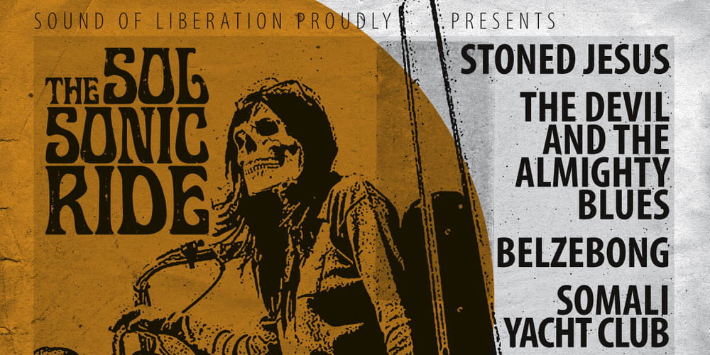 Tickets Stoned Jesus / The Devil and The almighty Blues, + Belzebong und Somali Yacht Club in Berlin