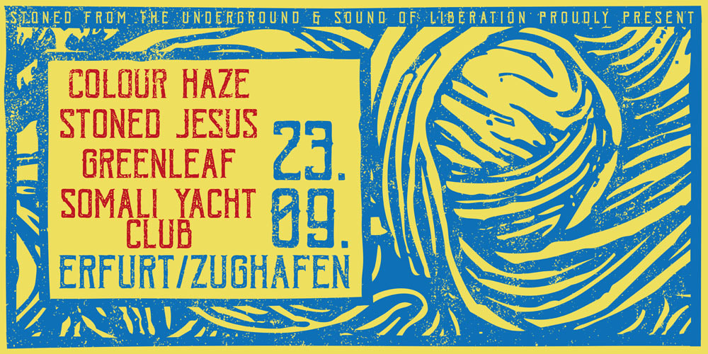 Tickets Colour Haze - Stoned Jesus - Greenleaf - Somali Yacht Club,  in Erfurt